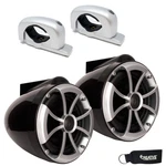 Wet Sounds Icon Fixed Aluminum Clamp 8-INCH Tower Speakers Black (pair). Fixed Price $903.99.