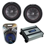Kicker (2) 43CWR102 10" Compr Series 400W Subwoofer & HA-A400.1 Amp. Fixed Price $345.99.