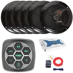 Metra Boat Marine And Controller, 6X 8'' 180W Speakers, 6-CHANNEL Amplifier, Kit. Fixed Price $453.99.