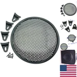 Black 8" Metal Mesh Speaker Grill Covers - Strong Protection For Subwoofers. Fixed Price $39.96.