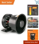 High Power Pa Siren Horn Speaker Black Steel 8 Ohms 125-135DB Waterproof 200W. Fixed Price $48.98.