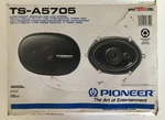 Pioneer TS-A5705 Three Way 120W Coaxial Car Stereo Pair Speakers With Box. Fixed Price $275.00.