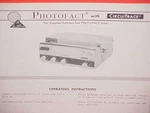 1969 Automatic Car 8-TRACK Stereo Tape Player Service Manual Model CFE-6745. Fixed Price $20.99.