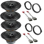 4X Alpine 6.5" 200W Speakers Front Door & Rear Deck For 2008-2022 Honda Accord. Fixed Price $187.99.