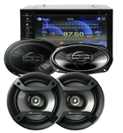Pioneer 6.5" & 6X9" Speakers +6.2" Dvd Cd Mirror Link Audio Receiver Carplay. Fixed Price $164.99.