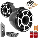 Wet Sounds REV8B-X 8" Black Fixed Tower Speakers With Malibu G5 Adapters. Fixed Price $1349.98.