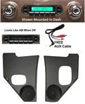 1955-1959 Chevy Truck Radio & Kick Panels W/ Speakers Aux Cable Stereo 230. Fixed Price $459.00.