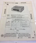 (1) Vintage Blaupunkt Radio Photofact Folder Model 90220 Manhatten Date 2-62 Usa. Fixed Price $6.00.