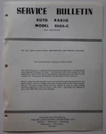 Philips Canada Car Radio Brochure Model 8604-C Chrysler 1960 ST501001118. Fixed Price $8.69.