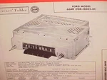 1956 Ford Fairlane Skyliner Convertible Courier Am Radio Service Shop Manual 2. Fixed Price $19.99.