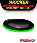 Kicker 47KLSR10 10" Led Lighted Speaker Rings (single). Fixed Price $84.99.