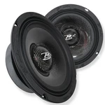 B2-RAGE6-CFM 6.5" Shallow Mount Water Resistant Speakers Pair 80W 3.3-OHM. Fixed Price $139.95.