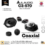 Jl Audio C3-570 5X7 / 6X8" 2-WAY Convertible Component Coaxial Car Speakers Pair. Fixed Price $580.53.