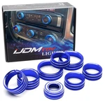 Blue Ac/stereo/headlight/turn Signal Knob Cover Trims For GEN3 Silverado Sierra. Fixed Price $29.09.