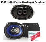 1960-1965 Falcon Hardtop & Ranchero Classic Car X 9'S Dash Speaker. Fixed Price $205.00.