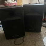 American Audio DLS15P 2-WAY Powered Speaker Tested Works. Fixed Price $400.00.