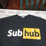 Y2K Adult Video Sub Hub T-shirt Sz Lg Sky High Car Audio Black Tee Speakers Boom. Fixed Price $59.90.