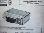 1959 American Motors Rambler 8990576 Radio Photofact. Fixed Price $10.00.