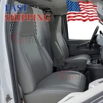 Custom Bucket Seat Covers For Chevy Express Vans 2010-2025 Gray. Fixed Price $71.93.