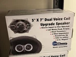 Custom Autosound 3015 Dvc 5" X 7" 140W Dash Dual Voice Coil Speakers. Fixed Price $60.00.