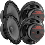 4X DS18 PRO-CF8.4SL 8" Shallow Midbass Speakers 275W Rms 4-OHM Carbon Fiber Cone. Fixed Price $356.93.