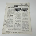 1963 Ford Thunderbird Lincoln Motorola Radio 3TMC 3TMS Service Manual Schematics. Fixed Price $27.95.