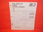 1976 Dodge Swinger Plymouth Duster Scamp Motorola Am/am-fm Radio Service Manual. Fixed Price $21.99.