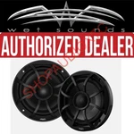 Wet Sounds RECON6-BG Series 6.5" Speakers Black Xs Grille And Cone Pair. Fixed Price $274.99.
