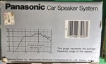 Panasonic EAB-K60 Nos Brand New Pair Tri-phase 3-WAY Speakers. Fixed Price $35.00.
