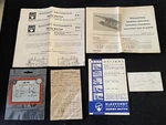 1964-1965 Blaupunkt Derby 94770 Portable Radio Owner's Manual Pack Sales Receipt. Fixed Price $99.98.