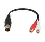Getwiredusa Rca To 13 Pin Cable Aux Audio Adapter For Kenwood Cd Player Install. Fixed Price $14.99.