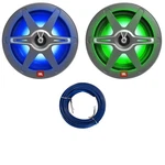 2X Jbl Club 82 8" 450 Watt Max Power 2-WAY Marine Rgb Led Speakers, Wire. Fixed Price $219.99.