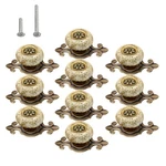 Ceramic Knobs 10 Pack Retro Vintage Rustic Zinc Alloy Base Back Plate. Fixed Price $31.57.