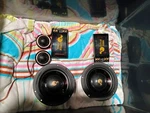 Critical Mass Audio 5.25" Component Speakers Set With Crossovers And Tweeters. Fixed Price $500.00.