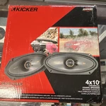 Kicker 4X10IN. Coaxial Car Speakers 75W Rms 47KSC41004 Mpn. Fixed Price $89.00.