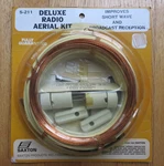 Saxton Deluxe Radio Short Wave And Broadcast Aerial Kit (S-211) Nos. Fixed Price $25.00.