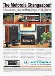 1971 Motorola Changeabout 8-TRACK Stereo Tape Player TM718S Vintage Print Ad. Fixed Price $9.87.