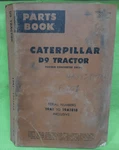 Caterpillar D9 Tractor Torque Converter Drive Parts Book Catalog Manual. Fixed Price $25.00.