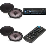 Alpine UTE-73BT, RUE-4360 Remote With Two Pairs SXE-6926S 6X9" Coax Speakers .... Fixed Price $241.11.
