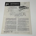 1959 Simca Motorola Radio Mopar 701 Service Manual Schematics Part List. Fixed Price $22.36.