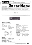 Clarion S700E, Am/fm Cassette, Original Service Manual. Fixed Price $20.00.