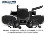Alpine PSS-24WRA 300-WATT Complete System For 2018-23 Wrangler Door & 20-23 Jt. Fixed Price $2450.00.