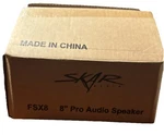 New Skar Audio FSX8-8 350-WATT Single 8-INCH Ohm Mid-range Loudspeaker. Fixed Price $40.00.