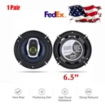Pair 6.5" 600W 12V 80DB Way Car Coaxial Hifi Speakers Audio Music Loudspeaker. Fixed Price $56.27.