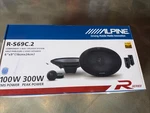 Alpine R-S69C.2 6X9IN Component Speaker System 2-WAY 100W Rms. Fixed Price $269.00.
