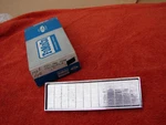 1963 1/2 Ford Lightweight Nos C3AB-6204371-B Radio Delete Plate. Fixed Price $209.95.