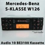 Genuine Mercedes Audio BE3100 Cassette Becker W126 Radio S-class Car Stereo. Fixed Price $279.80.