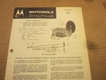 1957 Chevy Motorola Radio Service Manual CTM7X. Fixed Price $8.00.