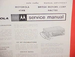 1964 Austin Healey 3000 Mark Iii Sprite Mgb Motorola Radio Service Manual. Fixed Price $20.99.