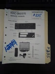 Kenwood KRC-360/370 Service Manual Original Repair Book. Fixed Price $25.00.